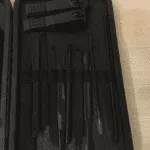 18 pcs Men's Pedicure Manicure Set Leather Black Gift photo review
