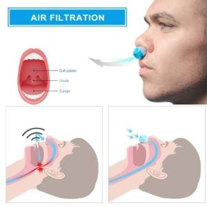 One of the best snoring solutions, EaseSleep™ Anti snoring Micro CPAP Device is an anti snoring nose filter that is specially designed to treat sleep apnea, snoring and nasal congestion, it purifies air pollution and allows you to breathe fresh and healthy air. It is an excelent alternative for heavy sleep apnea machine developed for nasal snorers, opening up nasal airways and allowing easy breathing. Simply place your EaseSleep snoring aids into the nostrils, causing no injury to the nasal hairs or lining, and it is quite soft. this snoring remedy allow you utilising filtered air to remove toxic gases and dust, which can successfully relieve asthma and allow you to breathe fresh, healthy air. Miniature size and light weight of this nasal dilator will not put additional pressure on the nose, and can be used in a variety of settings including indoors, outdoors, hospitals, and more.