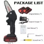 Heavy Dutry Electric Mini Chainsaw Cordless - Bild 5