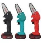 Heavy Dutry Electric Mini Chainsaw Cordless - Bild 6