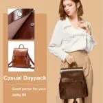 Women's leather backpack – Bild 2