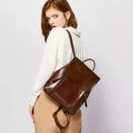 Women's leather backpack – Bild 3