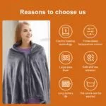 Kalea™ Electric Heated Throw Blanket & Warn Shawl for Winter – Bild 3