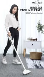 Cordless Handheld Vacuum Cleaner - USB Chargable Aspirator 12000Pa / in White – Bild 8