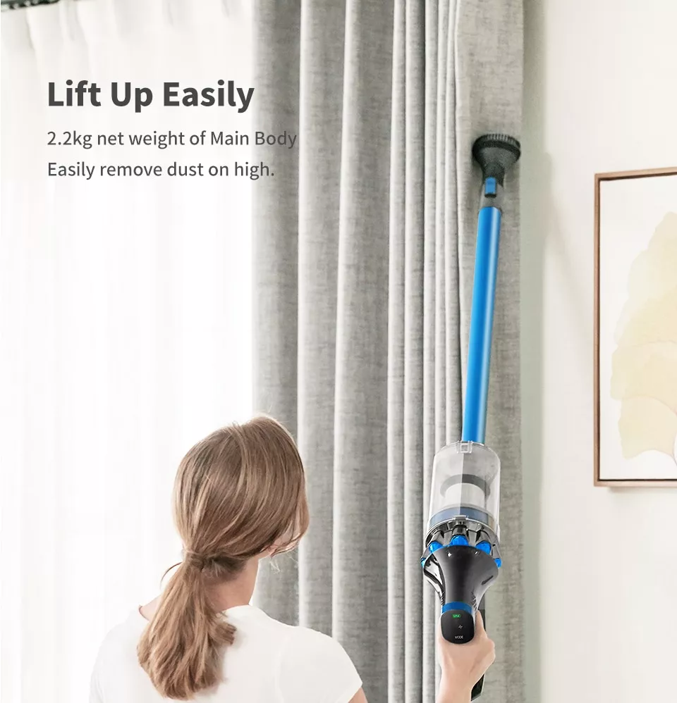 Cordless Vacuum Cleaner - 22000Pa Powerful Suction wih LED Touch Screen - Imagen 6