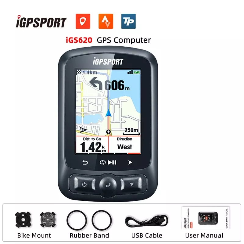 Bike Computer GPS With Wireless Speedometer-  Waterproof Navigation / 2.2 inch - With Heart Rate Monitor – Bild 5
