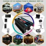 Car Power Inverter Converter  300W 12V to 220V/110V LED – Bild 3