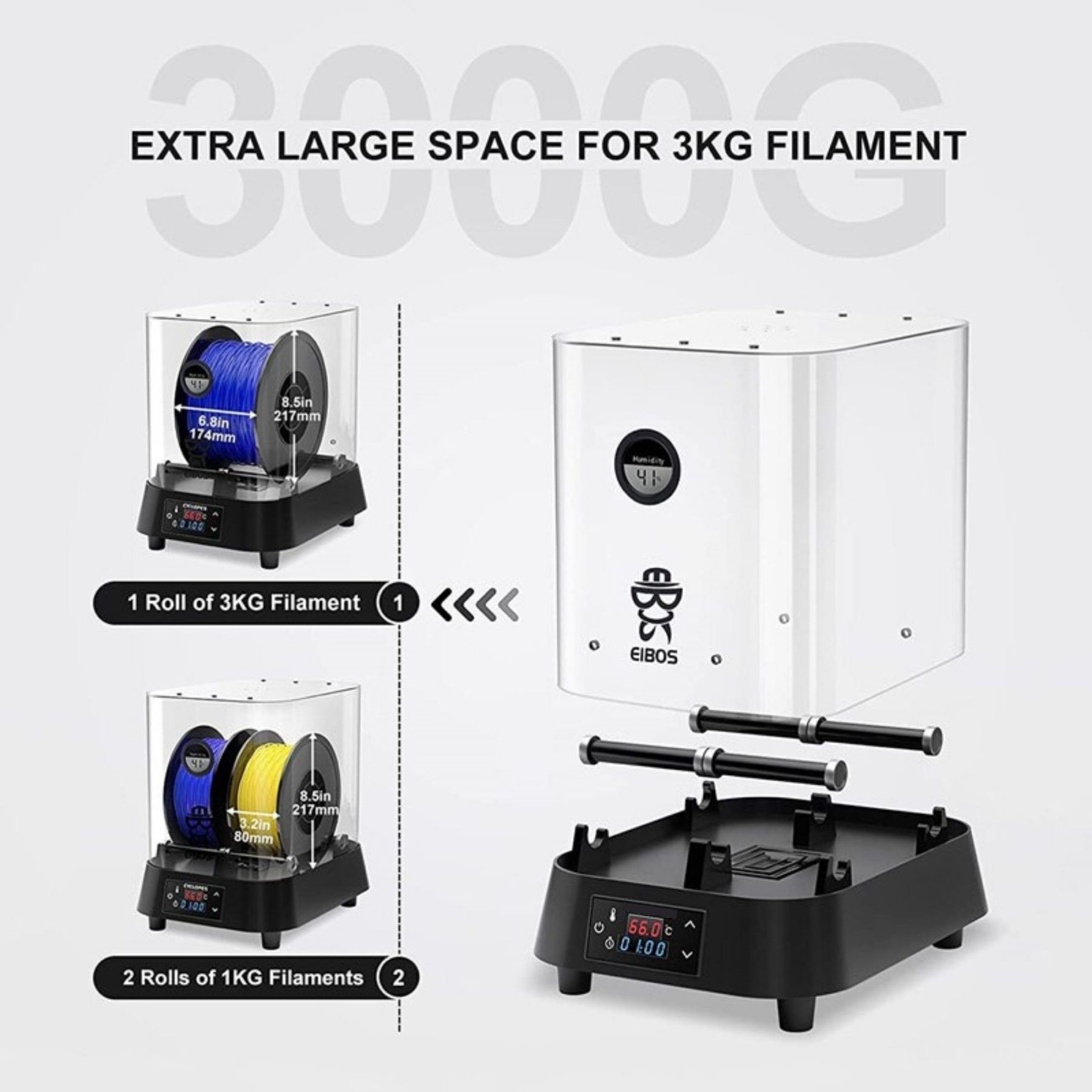 Filament Dryer Compatible With 3D Printer - Brivelle Store
