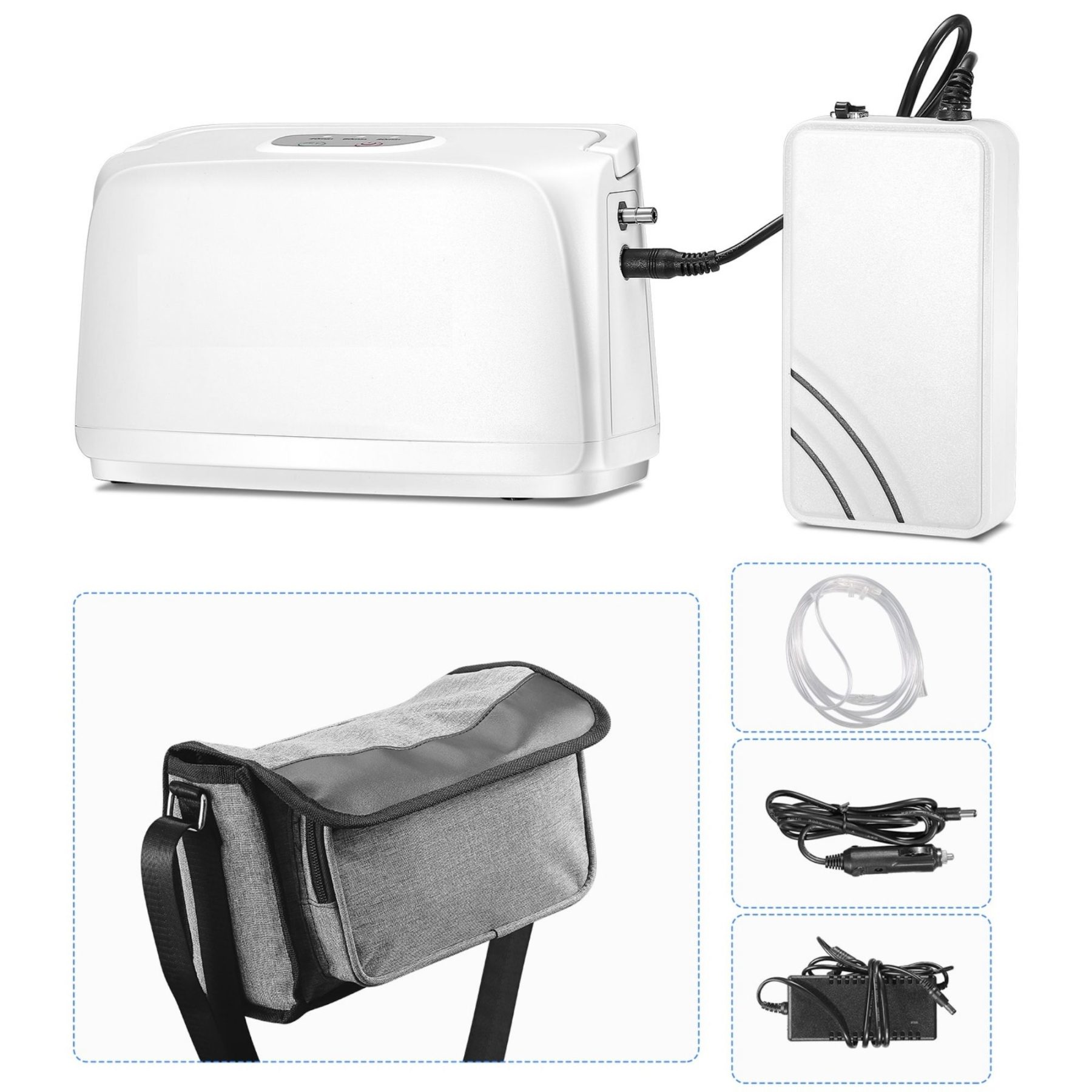 Moyeah Store Latest Mini Portable Home Oxygen Concentrator 3L/Min