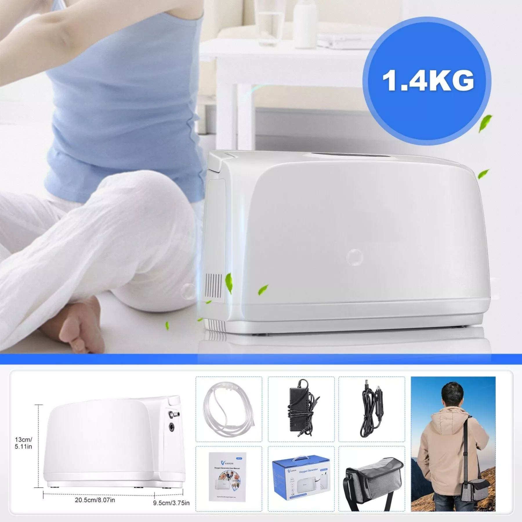 OxyGo™ 3L/min Portable Oxygen Concentrator – Bild 3