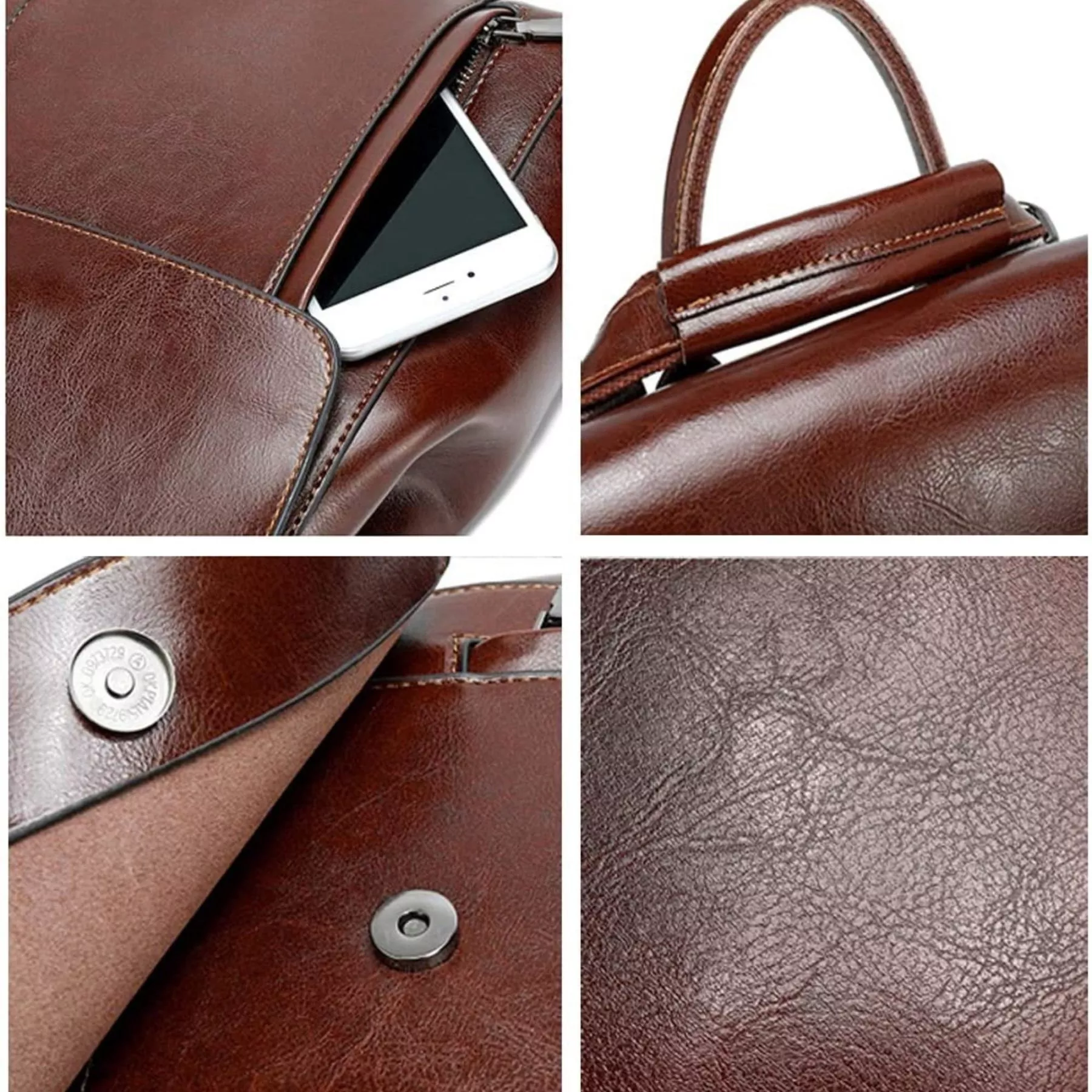 Women's leather backpack – Bild 5