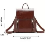 Women's leather backpack – Bild 7