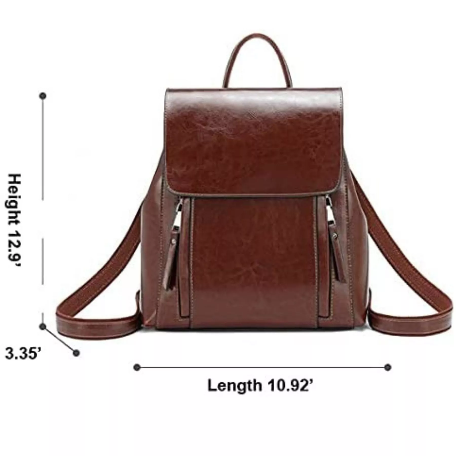 Women's leather backpack – Bild 7