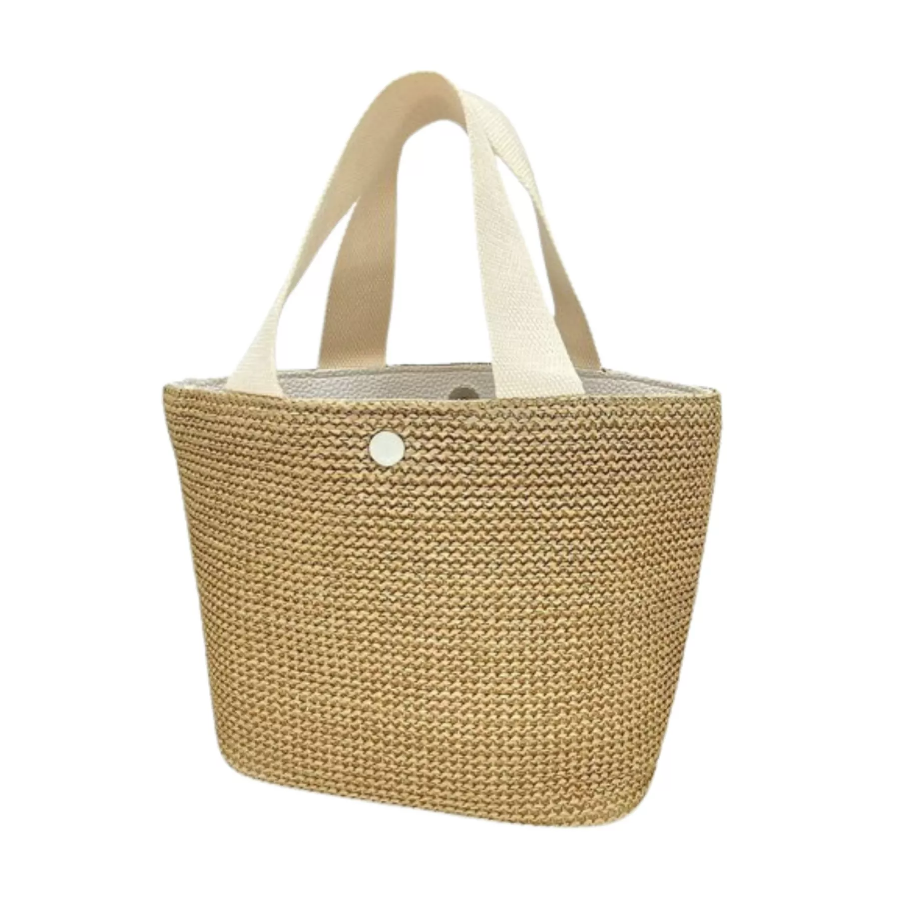 Straw beach bag - Imagen 1