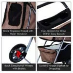 Pet Stroller-Carrier For Dogs and Cats - Bild 9