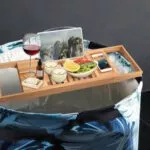 Bathtub Caddy Tray with Book Holder – Image 5