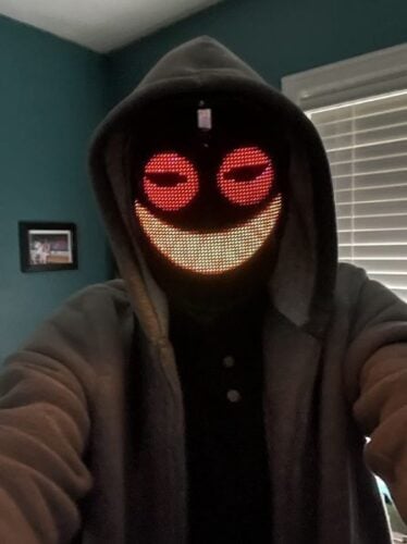 HalloweenFace™ LED Programmable Full Halloween Mask photo review