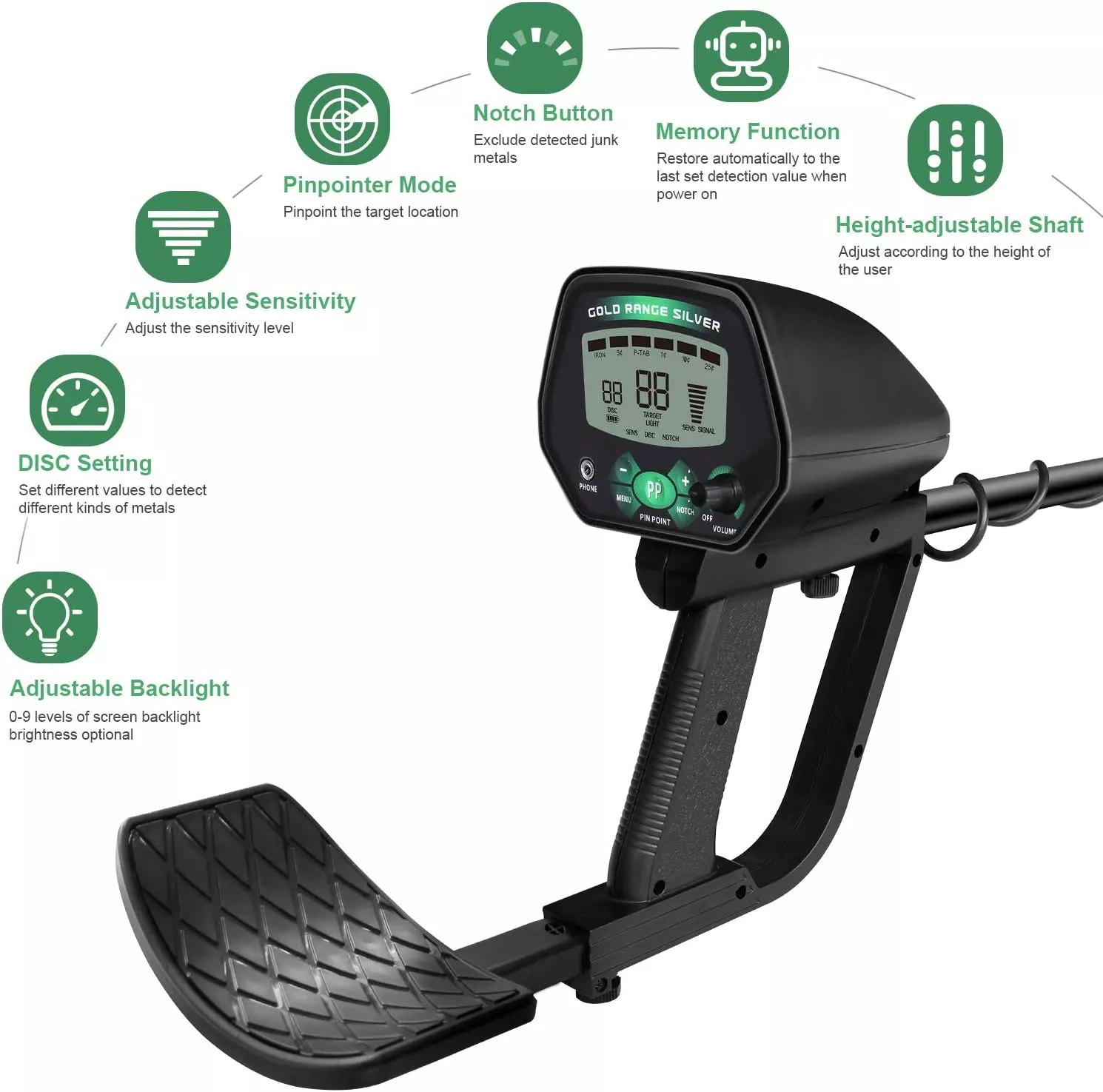 Metallon™ Professional Metal Detector - Imagen 4
