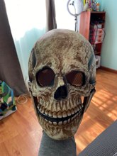 JokeNight™ Halloween Full Head Skull Mask photo review