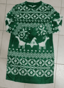 Suzi™ Green Christmas Sweater Long Sleeve for Women photo review