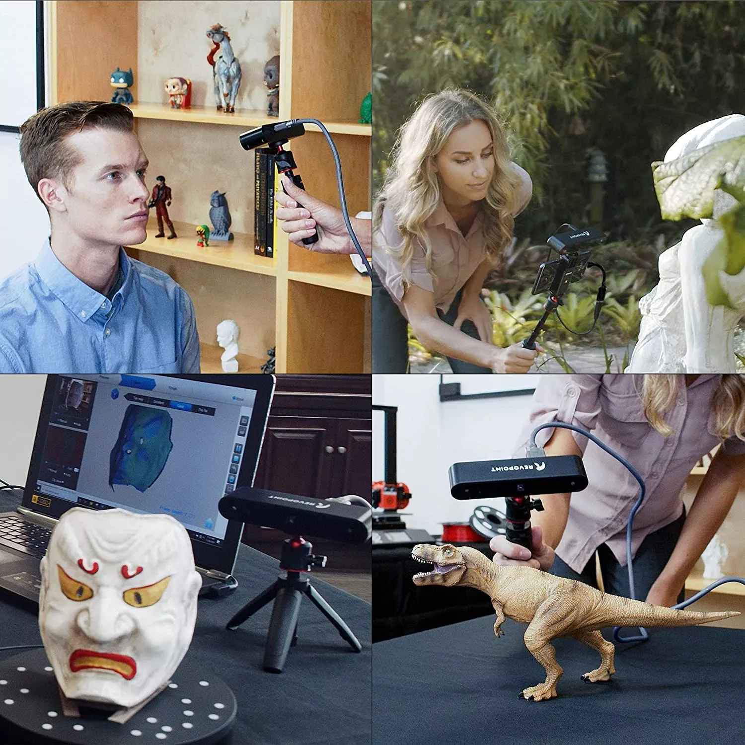 3D Scanner with Turntable and Power Bank - Afbeelding 3