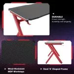 Computer Table Gaming Desk With Led – Bild 4
