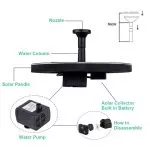 Solar Powered Floating Pump Water Fountain – Image 7