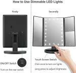 MirrorTech™ LED Touch Screen Makeup Mirror - Image 7
