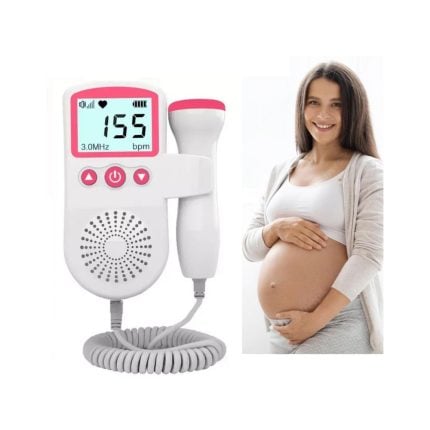 Fetal Doppler Detector Baby Heart Beat Rate Probe Prenatal Monitor