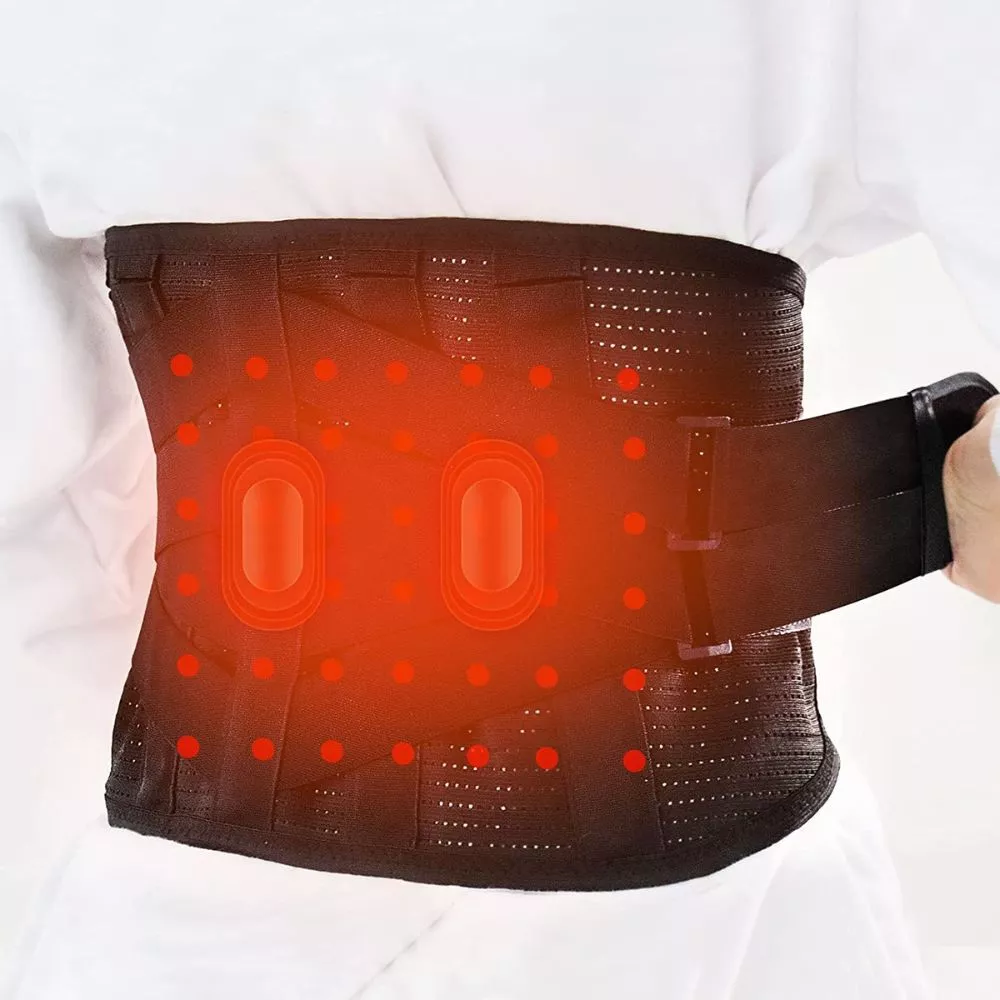 Rlevo™ Back Support Belt with Heating Pad for Lower Back Pain Relief – Bild 1