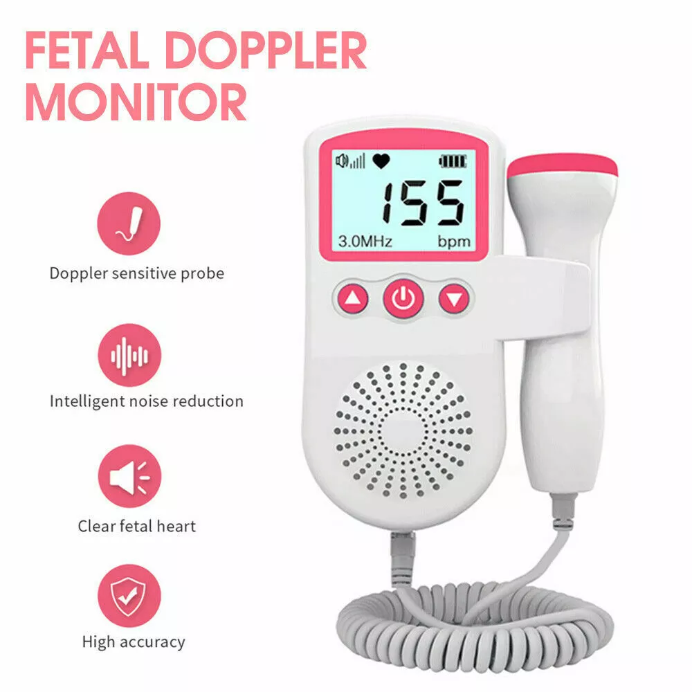 BellyBeat™ Fetal Doppler Detector Baby Heart Beat Rate Monitor - Imagen 4
