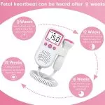 BellyBeat™ Fetal Doppler Detector Baby Heart Beat Rate Monitor - Imagen 5
