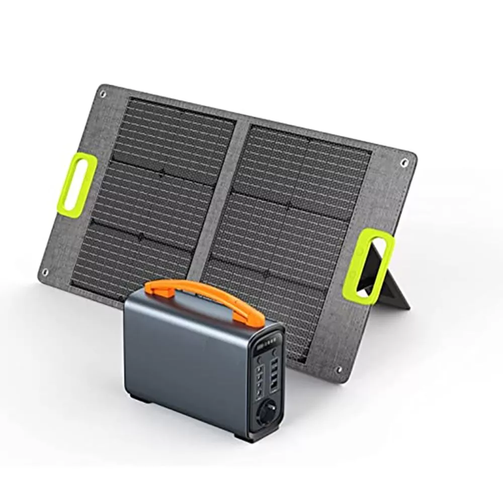 SunEnergy™ Portable Power Station Solar Generator with Foldable Solar Panel - immagine 1