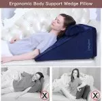 SleepUp™ Bed Wedge Pillow - Memory Foam Leg Elevation Pillow – Image 2