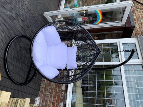 CalmChair™ Rattan Garden Hanging Egg Chair photo review