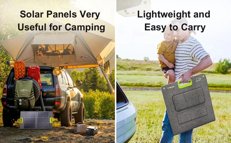 SunEnergy™ Portable Power Station Solar Generator with Foldable Solar Panel - immagine 5