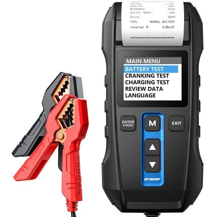 COMPROBADOR PROFESIONAL DE BATERÍAS DE COCHE 12V ANALIZADOR