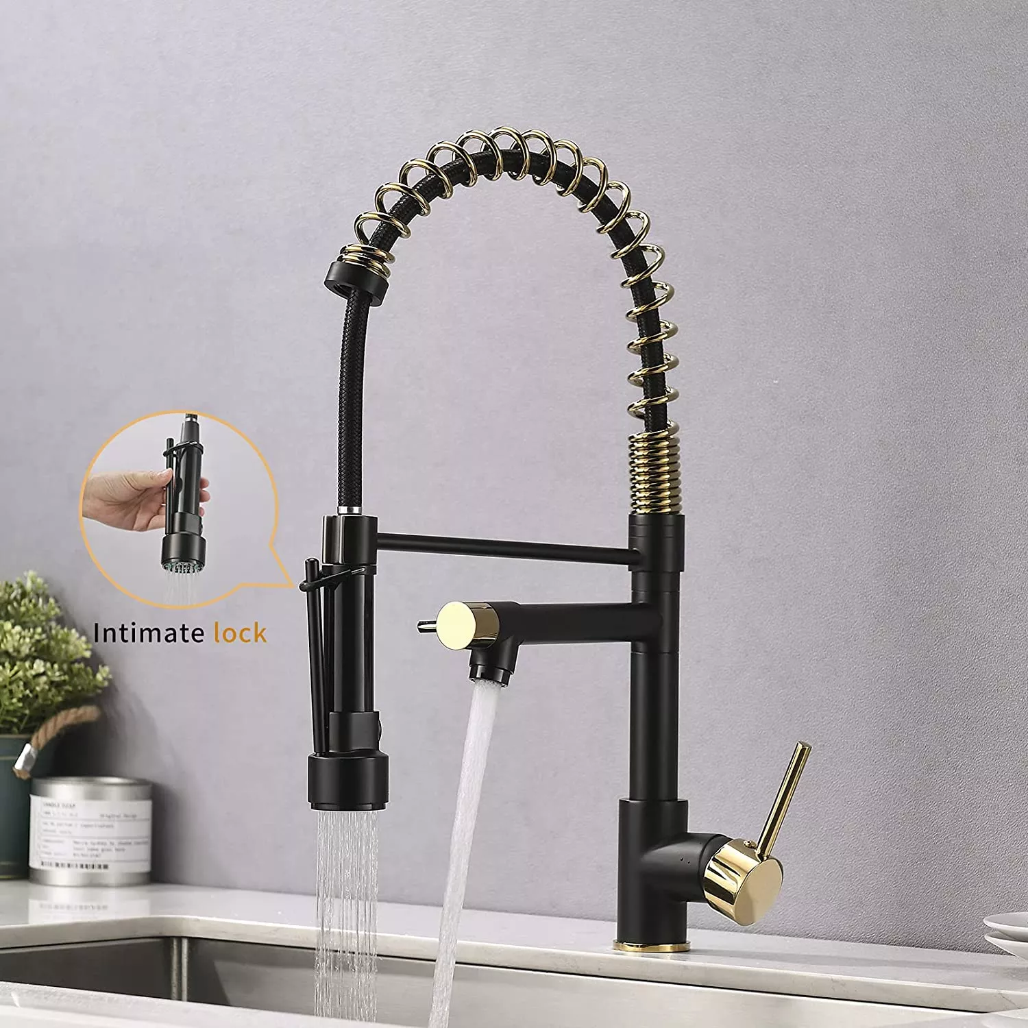 WaterShine™ Spring Kitchen Pull out Tap for Kitchen Sink – Bild 4