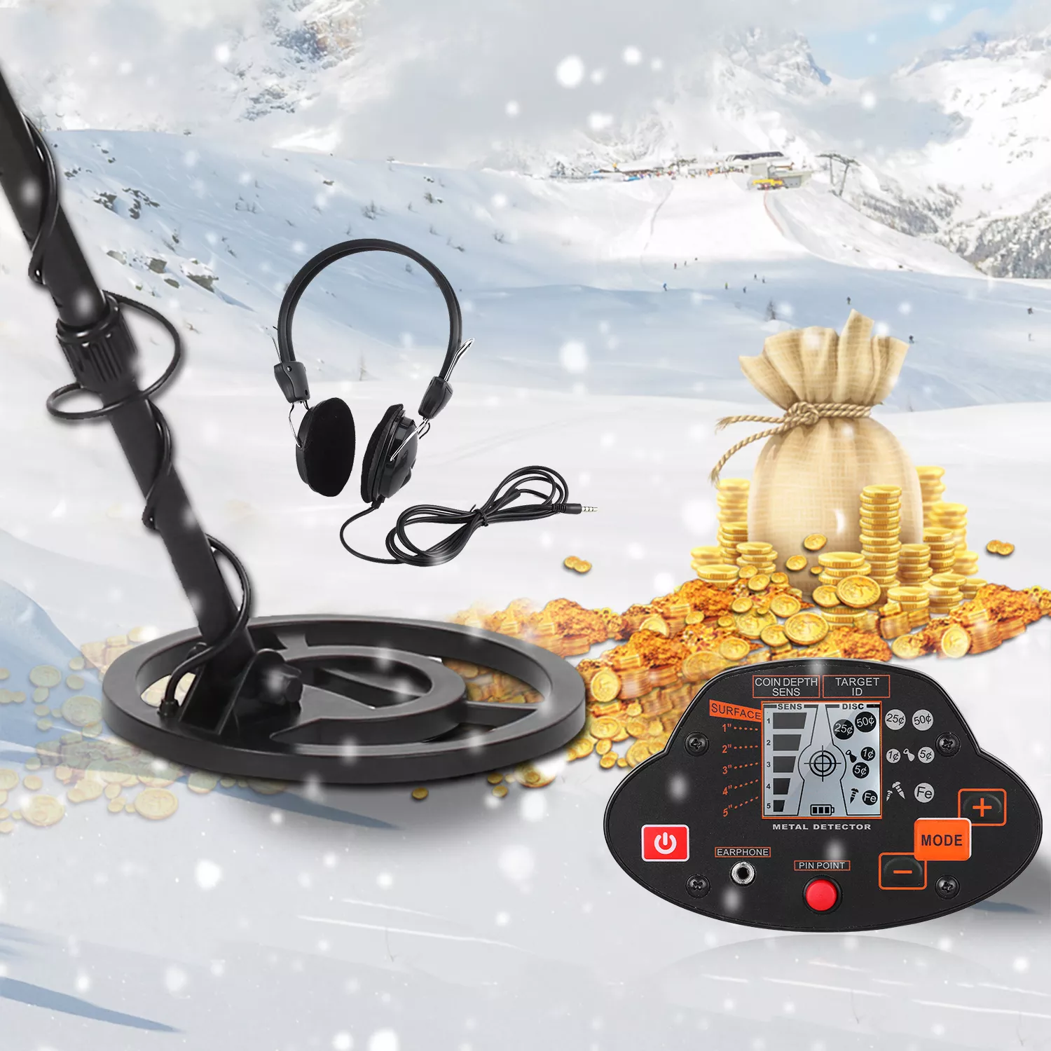Professionnel Metal Detector Complete Set – Image 4