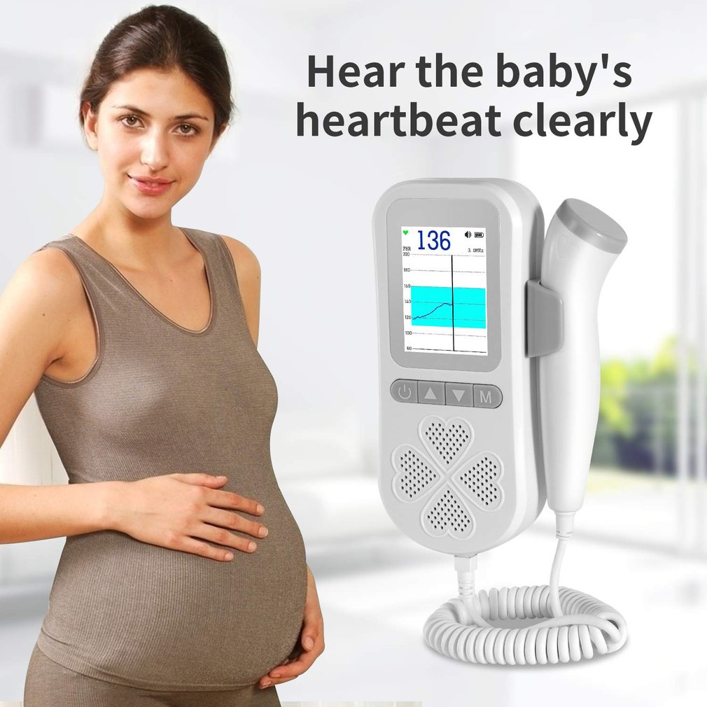 BellyBeep™ Fetal Doppler Detector Baby Heart Beat Rate Monitor