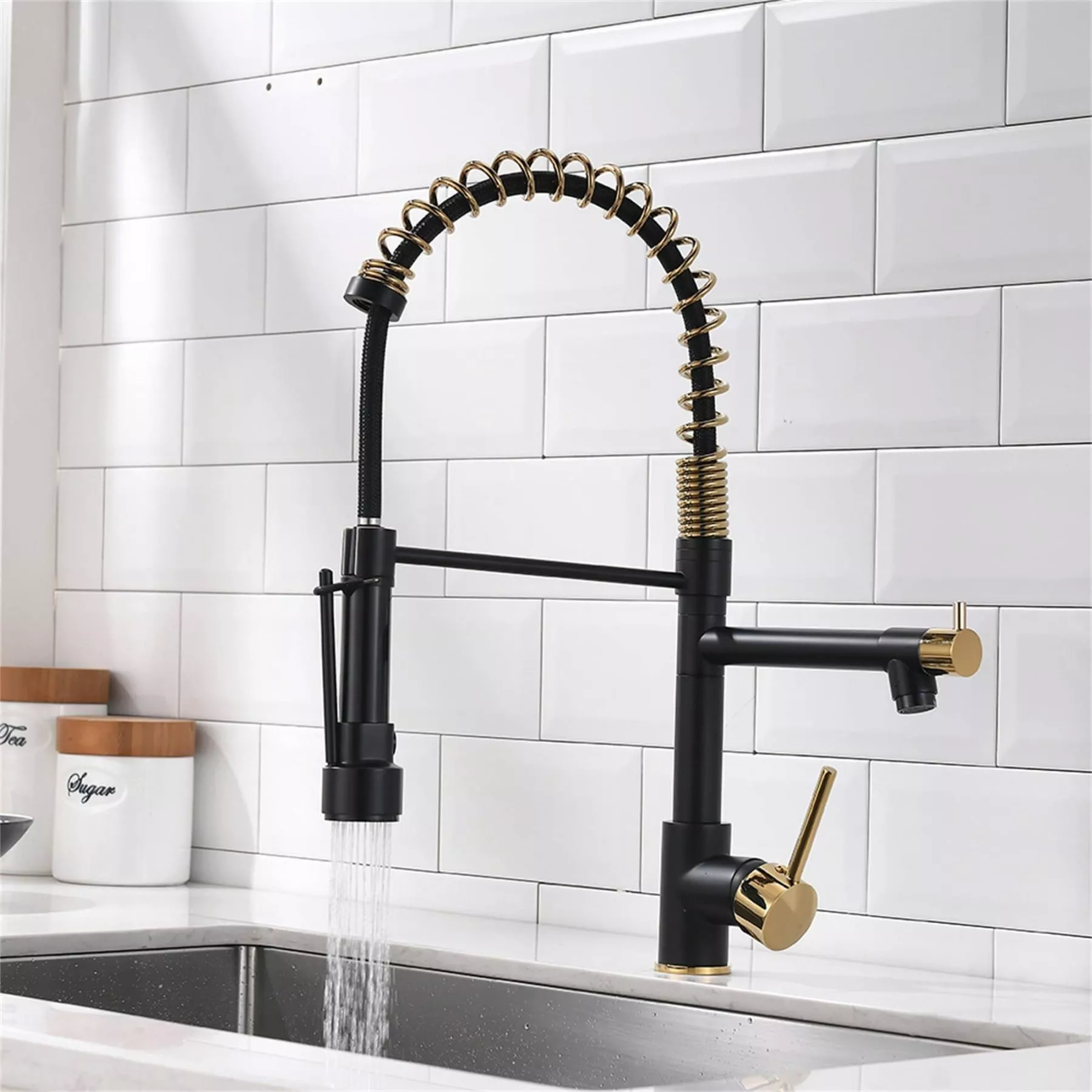 WaterShine™ Spring Kitchen Pull out Tap for Kitchen Sink – Bild 1