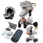 Royal Luxury Baby Pushchair 3 in 1 – Image 9