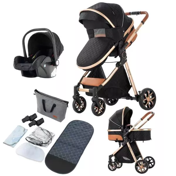 Royal Luxury Baby Pushchair 3 in 1