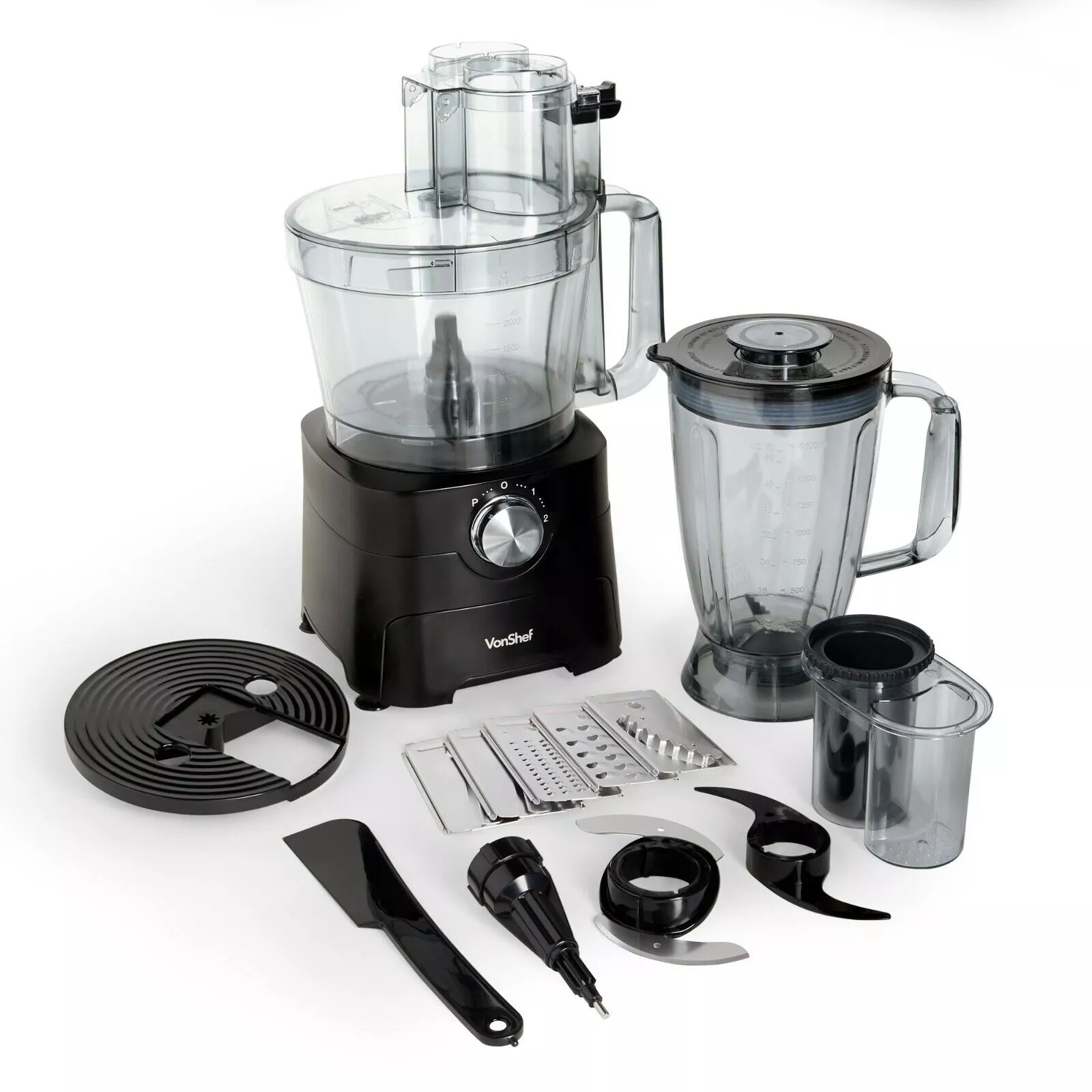 CookMix™ Food Processor Chopper Electric - 1000W Blender Juicer – Bild 6