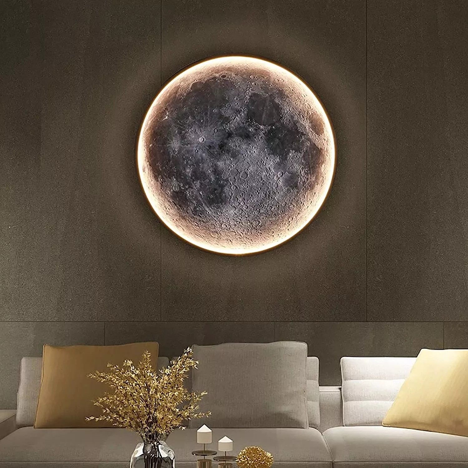 Modern LED Wall Moon Lamp - Imagen 4