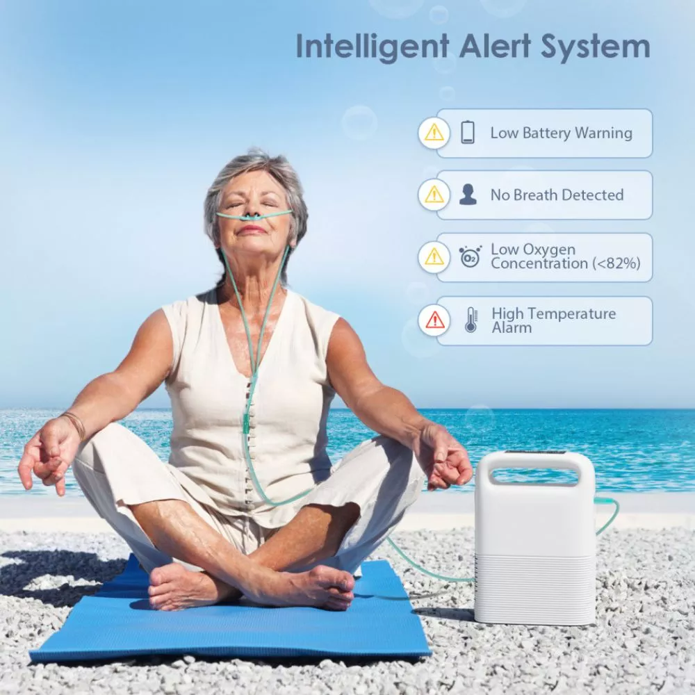 1-5 L/min Adjustable Portable Oxygen Concentrator - immagine 2