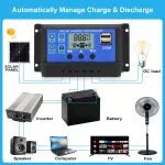 200W Solar Panel Kit 12V Battery Charger & 100A Controller - Image 4