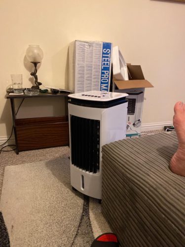 Portable Air Cooler Humidifier with Remote Control photo review