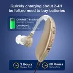 Rechargeable Digital In-ear Hearing Aids for Adults - immagine 4