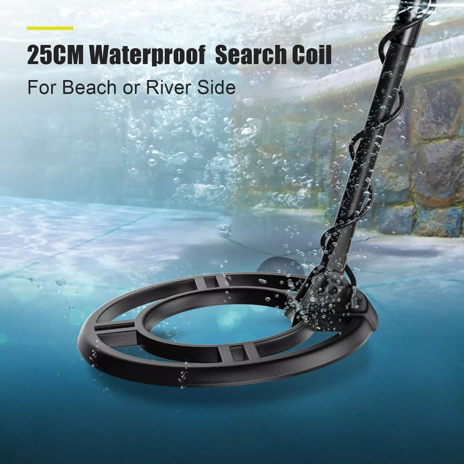 High Accuracy Metal Detector Kit with Waterproof Coil - immagine 3